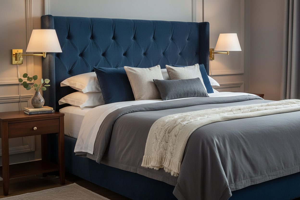 Lampada da parete doppio braccio Ottone/Acciaio con paralume E27