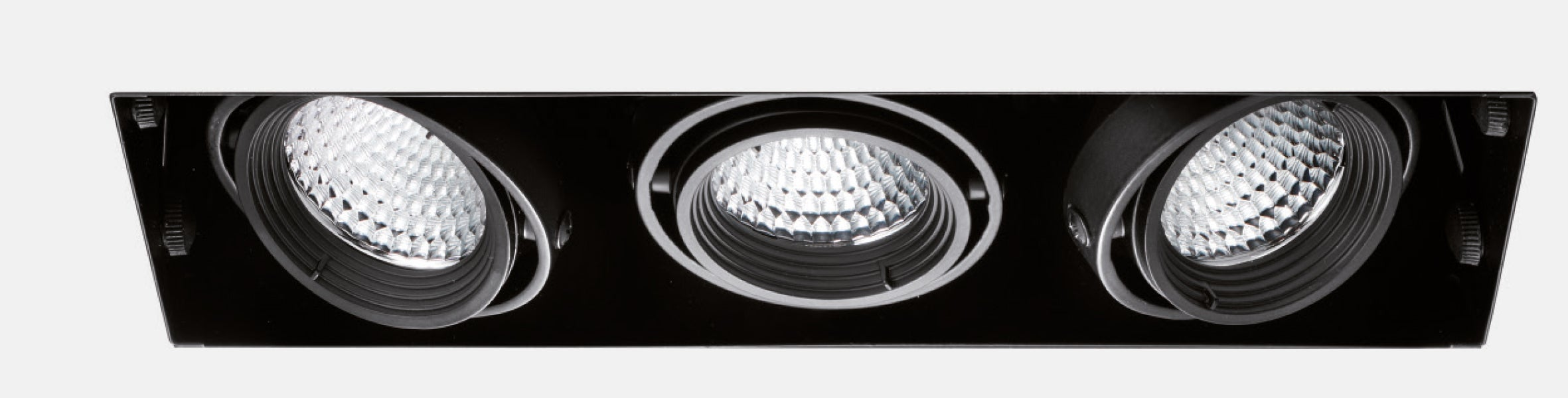 Faretto incasso 1 LUCE senza cornice da incasso applicazione in  contro soffitto per lampada MR16